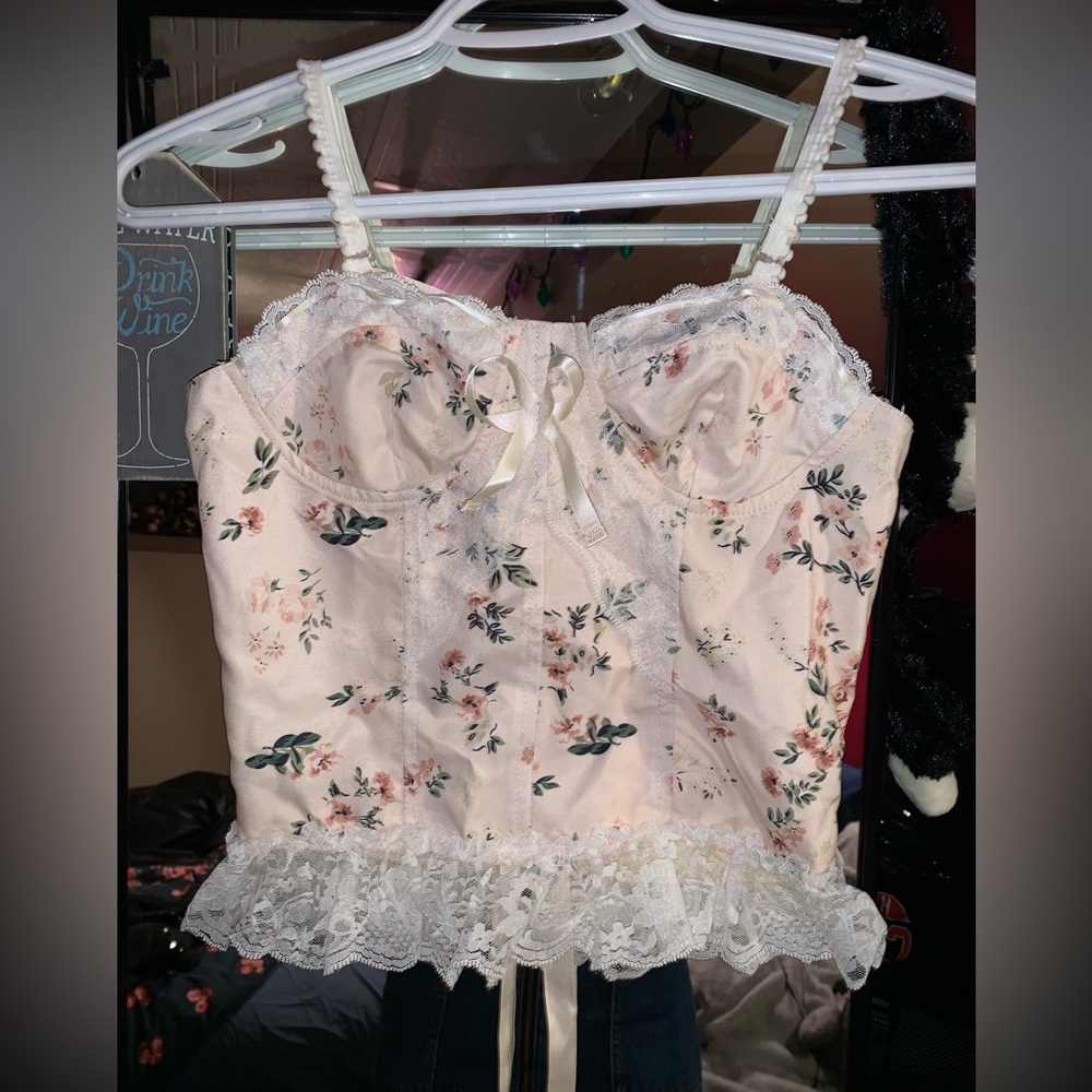 NWT cider corset bustier top
